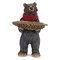 Melrose 21.5&#x22; Bear Holding Pinecone Bowl Christmas Figurine